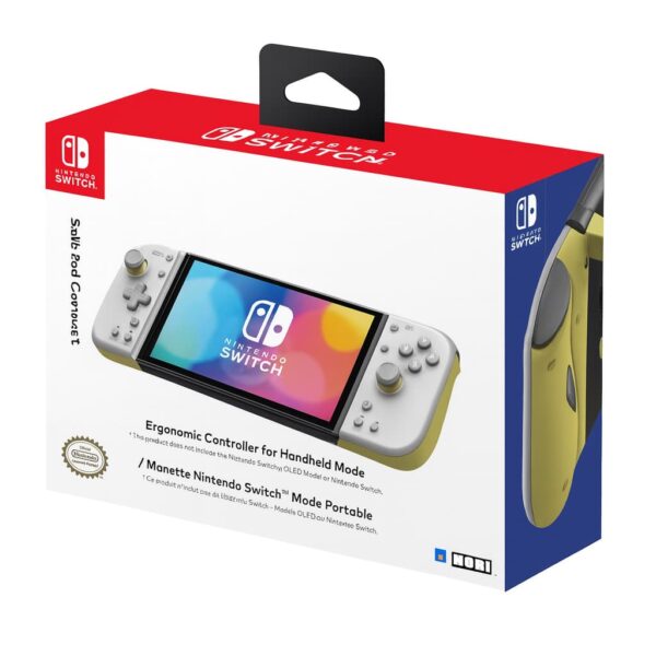 Split Pad Compact Light Gray-Yellow Switch