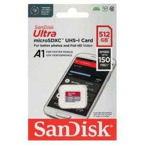 Micro SD Sandisk Ultra 512GB 150MBS