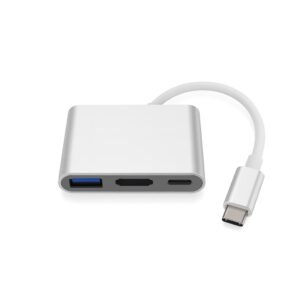 Adaptador Tipo-C a HDTV, 3 en 1