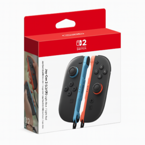 Controles Nintendo Joy-Con 2 Borde Rojo neon y Azul neon