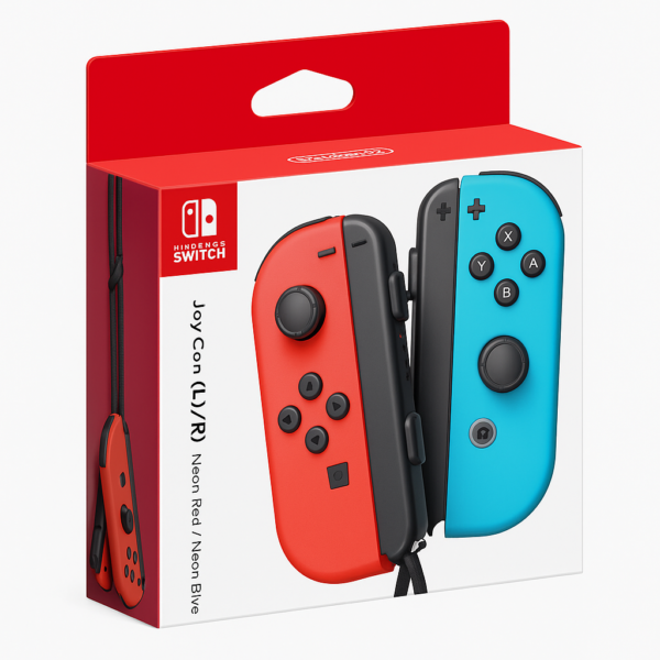 Controles Nintendo Joy-Con Rojo neon y Azul neon