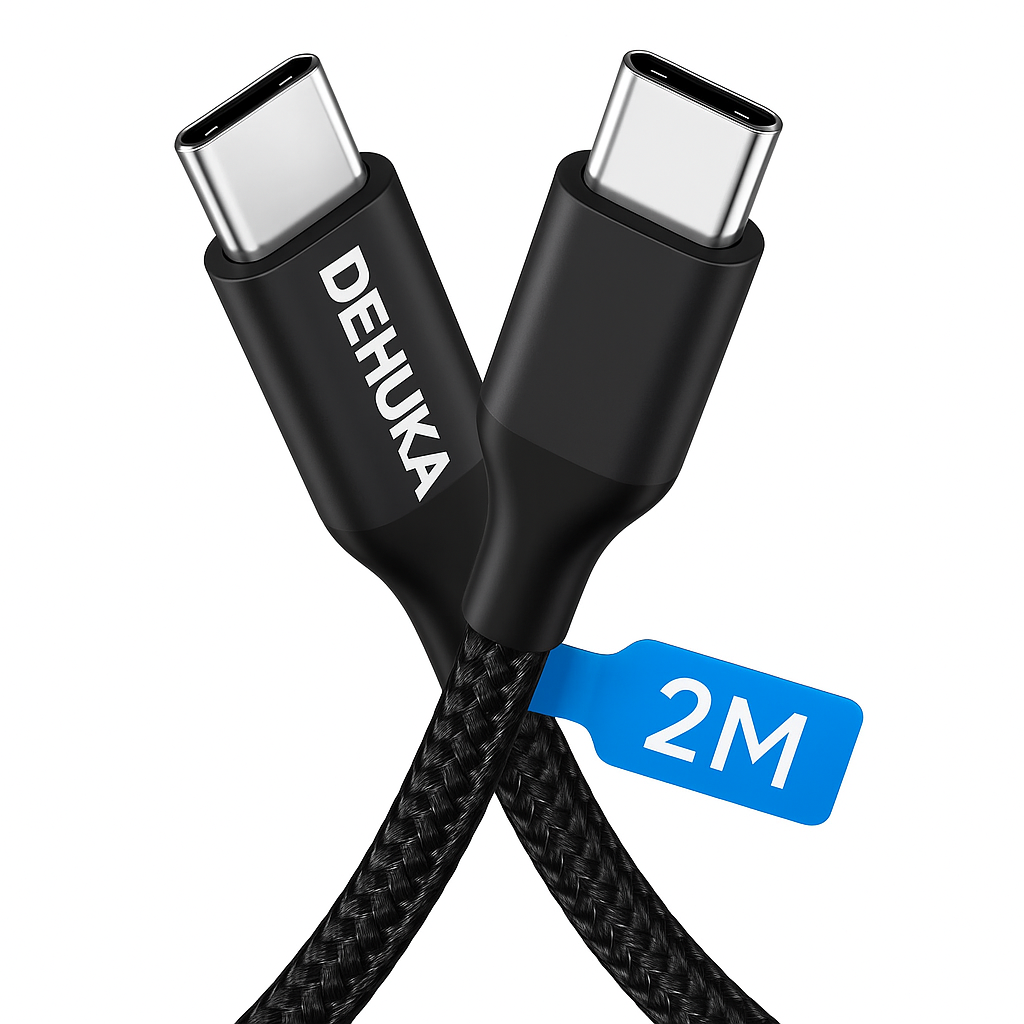 Dehuka Cable Usb Tipo C Color Negro 2 M