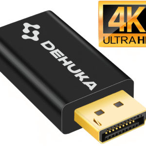 Adaptador Displayport A Hdmi 4k Full Hd Compatible Pc Notebook Laptop Monitor Tv Proyector Computadoras Dehuka