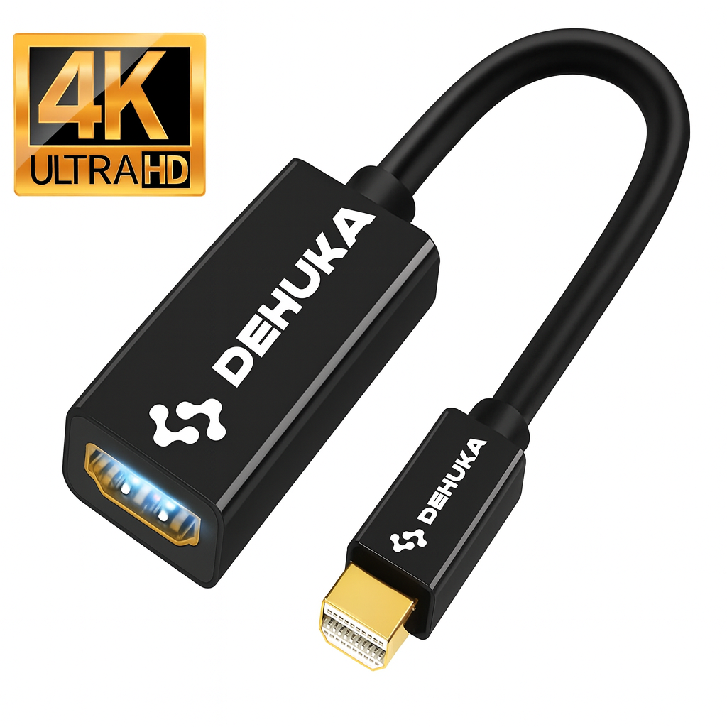Adaptador Mini Display Port Minidp A Hdmi Puerto Thunderbolt Full Hd 4k Dehuka