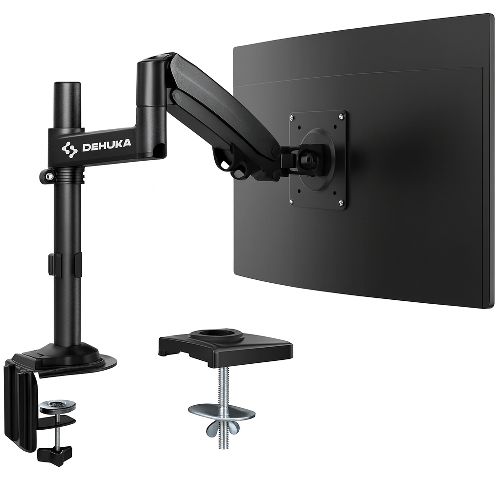 Soporte Brazo Ajustable Dehuka Giratorio Para Monitor De 17 A 32