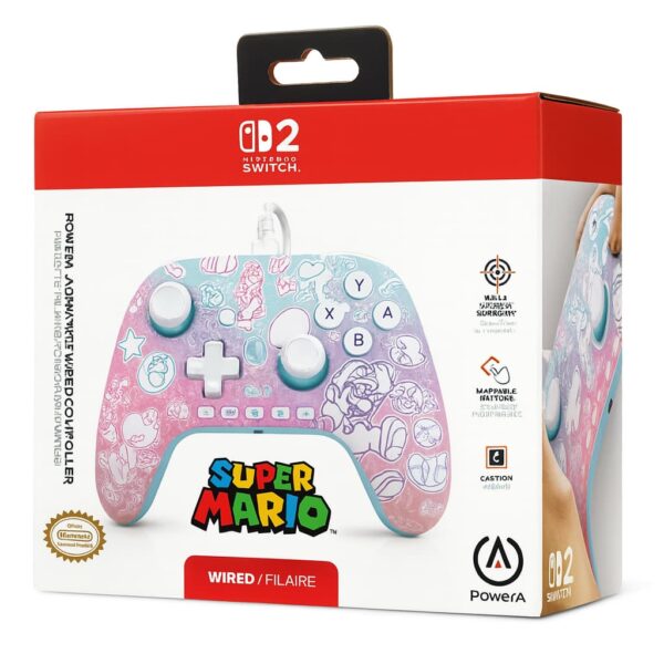 Wired Controller Mushroom Kingdom Switch 2