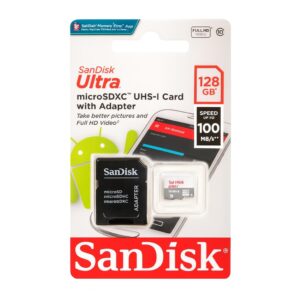 Micro SD Sandisk Ultra 128GB 100MBS