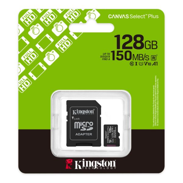 SD KINGSTON 128GB 150MB/S