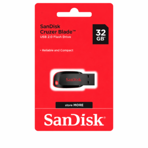 Pen Drive SanDisk Cruzer Blade 32GB USB 2.0