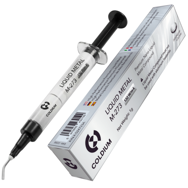 Pasta Térmica Metal Líquido Coldium M-273 1g Nano Oc 132w/mk